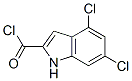 4,6-Dichloro-1H-indole-2-carbonyl chlorideStructure,306937-25-7Structure 4,6-Dichloro-1H-indole-2-carbonyl chloride Structure,306937-25-7Structure