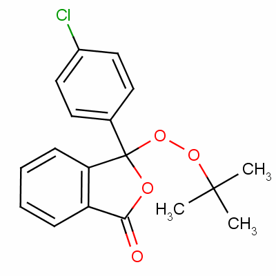 3-(Tert-butyldioxy)-3-(4-chlorophenyl)phthalideStructure,30723-78-5Structure 3-(Tert-butyldioxy)-3-(4-chlorophenyl)phthalide Structure,30723-78-5Structure