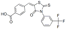 3-[(3-Trifluoromethyl)phenyl]-5-[(4-carboxyphenyl)methylene]-2-thioxo-4-thiazolidinone Structure,307510-92-5Structure