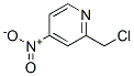 2-Chloromethyl-4-nitro-pyridineStructure,312321-71-4Structure 2-Chloromethyl-4-nitro-pyridine Structure,312321-71-4Structure