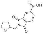 1,3-Dioxo-2-(tetrahydro-furan-2-ylmethyl)-2,3-dihydro-1h-isoindole-5-carboxylic acidStructure,312498-19-4Structure 1,3-Dioxo-2-(tetrahydro-furan-2-ylmethyl)-2,3-dihydro-1h-isoindole-5-carboxylic acid Structure,312498-19-4Structure