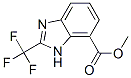 1H-Benzimidazole-7-carboxylic acid, 2-(trifluoromethyl)-,methyl esterStructure,313278-92-1Structure 1H-Benzimidazole-7-carboxylic acid, 2-(trifluoromethyl)-,methyl ester Structure,313278-92-1Structure