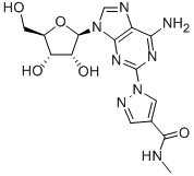 2-[4-[(Methylamino)carbonyl]-1h-pyrazol-1-yl]adenosine Structure,313348-27-5Structure