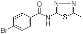 Benzamide, 4-bromo-n-(5-methyl-1,3,4-thiadiazol-2-yl)Structure,313531-82-7Structure Benzamide, 4-bromo-n-(5-methyl-1,3,4-thiadiazol-2-yl) Structure,313531-82-7Structure