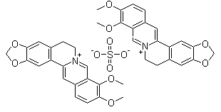 Berberine Sulfate Structure,316-41-6Structure