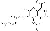 4,6-Di-o-(p-methoxybenzylidene)-1,2,3-tri-o-acetyl -b-d-glucopyranoseStructure,316790-34-8Structure 4,6-Di-o-(p-methoxybenzylidene)-1,2,3-tri-o-acetyl -b-d-glucopyranose Structure,316790-34-8Structure