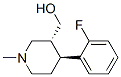 (+/-)-Trans-4-(fluorophenyl)-3-hydroxymethyl-1-methylpiperidineStructure,318279-38-8Structure (+/-)-Trans-4-(fluorophenyl)-3-hydroxymethyl-1-methylpiperidine Structure,318279-38-8Structure