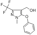 4-(Hydroxymethyl)-1-methyl-5-phenoxy-3-(trifluoromethyl)-1h-pyrazoleStructure,318469-22-6Structure 4-(Hydroxymethyl)-1-methyl-5-phenoxy-3-(trifluoromethyl)-1h-pyrazole Structure,318469-22-6Structure