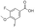 3,5-Difluoro-4-methoxybenzoic acidStructure,319-60-8Structure 3,5-Difluoro-4-methoxybenzoic acid Structure,319-60-8Structure