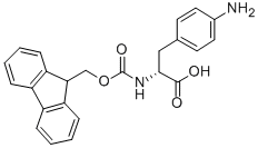 D-Phenylalanine, 4-amino-N-[(9H-fluoren-9-ylmethoxy)carbonyl]- Structure,324017-21-2Structure