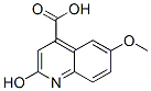 2-Hydroxy-6-methoxyquinoline-4-carboxylic acid Structure,32431-29-1Structure