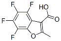 4,5,6,7-Tetrafluoro-2-methyl-1-benzofuran-3-carboxylic acidStructure,3265-72-3Structure 4,5,6,7-Tetrafluoro-2-methyl-1-benzofuran-3-carboxylic acid Structure,3265-72-3Structure