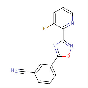 3-(3-氟吡啶-2-基)-5-(3-氰基苯基)-1,2,4-噁二唑結(jié)構(gòu)式_327056-27-9結(jié)構(gòu)式