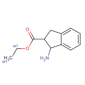 1H-indene-2-carboxylicacid,1-amino-2,3-dihydro-,ethylester,(1r,2r)-rel-(9ci) Structure,327178-46-1Structure