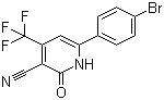 3-Cyano-4-trifluoromethyl-6-(4-bromophenyl)-pyridine-2-oneStructure,32801-22-2Structure 3-Cyano-4-trifluoromethyl-6-(4-bromophenyl)-pyridine-2-one Structure,32801-22-2Structure