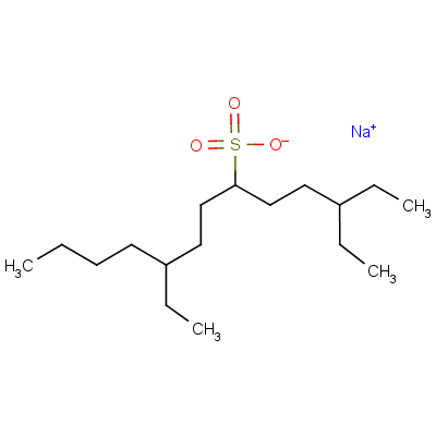 Sodium 3,9-diethyltridecane-6-sulfonateStructure,3282-85-7Structure Sodium 3,9-diethyltridecane-6-sulfonate Structure,3282-85-7Structure
