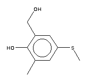 4-(Methylthio)-6-(hydroxymethyl)-o-cresolStructure,32867-65-5Structure 4-(Methylthio)-6-(hydroxymethyl)-o-cresol Structure,32867-65-5Structure
