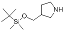 3-(Tert-butyl-dimethyl-silanyloxymethyl)-pyrrolidineStructure,328956-39-4Structure 3-(Tert-butyl-dimethyl-silanyloxymethyl)-pyrrolidine Structure,328956-39-4Structure