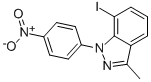 1H-Indazole, 7-iodo-3-methyl-1-(4-nitrophenyl)-Structure,33101-27-8Structure 1H-Indazole, 7-iodo-3-methyl-1-(4-nitrophenyl)- Structure,33101-27-8Structure