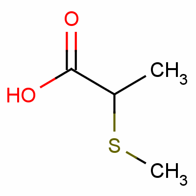(R)-2-(甲基硫代)丙酸結(jié)構(gòu)式_33178-97-1結(jié)構(gòu)式