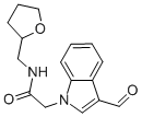 2-(3-甲?；?吲哚-1-基)-n-(四氫-呋喃-2-甲基)-乙酰胺結(jié)構(gòu)式_333750-65-5結(jié)構(gòu)式