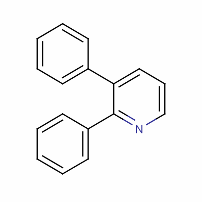 2,3-二苯基吡啶結(jié)構(gòu)式_33421-53-3結(jié)構(gòu)式