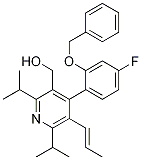 (E)-(4-(2-(芐氧基)-4-氟苯基)-2,6-二異丙基-5-(1-丙烯基)吡啶-3-基)甲醇結(jié)構(gòu)式_334933-65-2結(jié)構(gòu)式