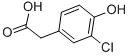 3-Chloro-4-hydroxyphenylacetic acid Structure,33697-81-3Structure