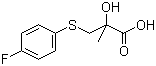 3-(4-氟苯巰基)-2-羥基-2-甲基丙酸結(jié)構(gòu)式_339530-91-5結(jié)構(gòu)式