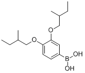 3,4-Bis(2-methylbutyloxy)benzeneboronic acidStructure,340148-67-6Structure 3,4-Bis(2-methylbutyloxy)benzeneboronic acid Structure,340148-67-6Structure