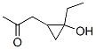 (9Ci)-1-(2-乙基-2-羥基環(huán)丙基)-2-丙烷酮結(jié)構(gòu)式_343313-30-4結(jié)構(gòu)式