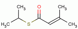 S-propan-2-yl 3-methylbut-2-enethioateStructure,34365-79-2Structure S-propan-2-yl 3-methylbut-2-enethioate Structure,34365-79-2Structure