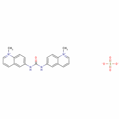 1,3-Bis(1-methylquinolin-1-ium-6-yl)urea sulfateStructure,34374-08-8Structure 1,3-Bis(1-methylquinolin-1-ium-6-yl)urea sulfate Structure,34374-08-8Structure