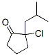 Cyclopentanone,2-chloro-2-(2-methylpropyl)-Structure,344294-20-8Structure Cyclopentanone,2-chloro-2-(2-methylpropyl)- Structure,344294-20-8Structure