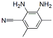 Benzonitrile,2,3-diamino-4,6-dimethyl-Structure,344595-76-2Structure Benzonitrile,2,3-diamino-4,6-dimethyl- Structure,344595-76-2Structure
