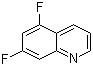 5,7-二氟喹啉結(jié)構(gòu)式_34522-72-0結(jié)構(gòu)式