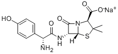 Amoxicillin sodiumStructure,34642-77-8Structure Amoxicillin sodium Structure,34642-77-8Structure