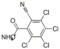 3,4,5,6-Tetrachloro-2-cyanobenzoic acid ammonium saltStructure,34643-39-5Structure 3,4,5,6-Tetrachloro-2-cyanobenzoic acid ammonium salt Structure,34643-39-5Structure