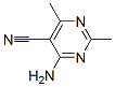 4-Amino-5-cyano-2,6-dimethylpyrimidineStructure,34684-87-2Structure 4-Amino-5-cyano-2,6-dimethylpyrimidine Structure,34684-87-2Structure