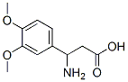 3-Amino-3-(3 4-dimethoxyphenyl)propionic acidStructure,34841-09-3Structure 3-Amino-3-(3 4-dimethoxyphenyl)propionic acid Structure,34841-09-3Structure
