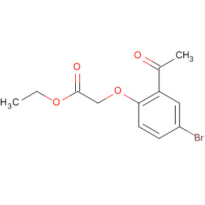 Ethyl 2-(2-acetyl-4-bromophenoxy)acetateStructure,34849-50-8Structure Ethyl 2-(2-acetyl-4-bromophenoxy)acetate Structure,34849-50-8Structure