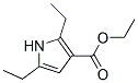 2,5-Diethyl-1h-pyrrole-3-carboxylic acid ethyl esterStructure,35011-29-1Structure 2,5-Diethyl-1h-pyrrole-3-carboxylic acid ethyl ester Structure,35011-29-1Structure