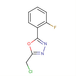 2-(氯甲基)-5-(2-氟苯基)-1,3,4-噁二唑結(jié)構(gòu)式_350672-17-2結(jié)構(gòu)式