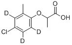 (±)-2-(4-chloro-2-methylphenoxy-d3)propionic acidStructure,352431-15-3Structure (±)-2-(4-chloro-2-methylphenoxy-d3)propionic acid Structure,352431-15-3Structure