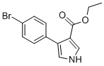 4-(4-Bromophenyl)-1h-pyrrole-3-carboxylic acidethyl esterStructure,352616-21-8Structure 4-(4-Bromophenyl)-1h-pyrrole-3-carboxylic acidethyl ester Structure,352616-21-8Structure