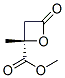 (2S)-(9Ci)-2-甲基-4-氧代-2-氧雜環(huán)丁烷羧酸甲酯結構式_353302-31-5結構式