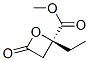(2S)-(9Ci)-2-乙基-4-氧代-2-氧雜環(huán)丁烷羧酸甲酯結構式_353302-32-6結構式