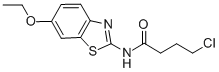 4-Chloro-n-(6-ethoxy-2-benzothiazolyl)-butanamideStructure,353790-78-0Structure 4-Chloro-n-(6-ethoxy-2-benzothiazolyl)-butanamide Structure,353790-78-0Structure