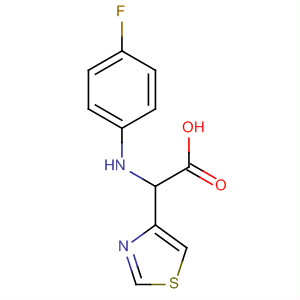 [2-(4-氟-苯基氨基)-噻唑-4-基]-乙酸結(jié)構(gòu)式_354124-90-6結(jié)構(gòu)式