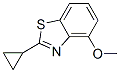 Benzothiazole,2-cyclopropyl-4-methoxy-(9ci)Structure,354760-23-9Structure Benzothiazole,2-cyclopropyl-4-methoxy-(9ci) Structure,354760-23-9Structure